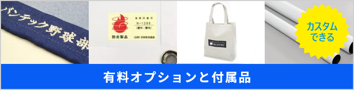 有料オプションと付属品