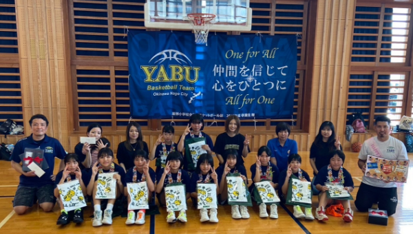横断幕　制作実例　バスケットボール