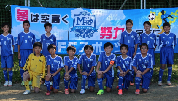 横断幕　制作実例　サッカー