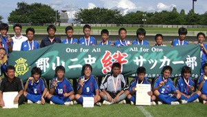 横断幕　制作実例　サッカー